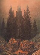 Caspar David Friedrich Cross in the Mountains (mk10) painting